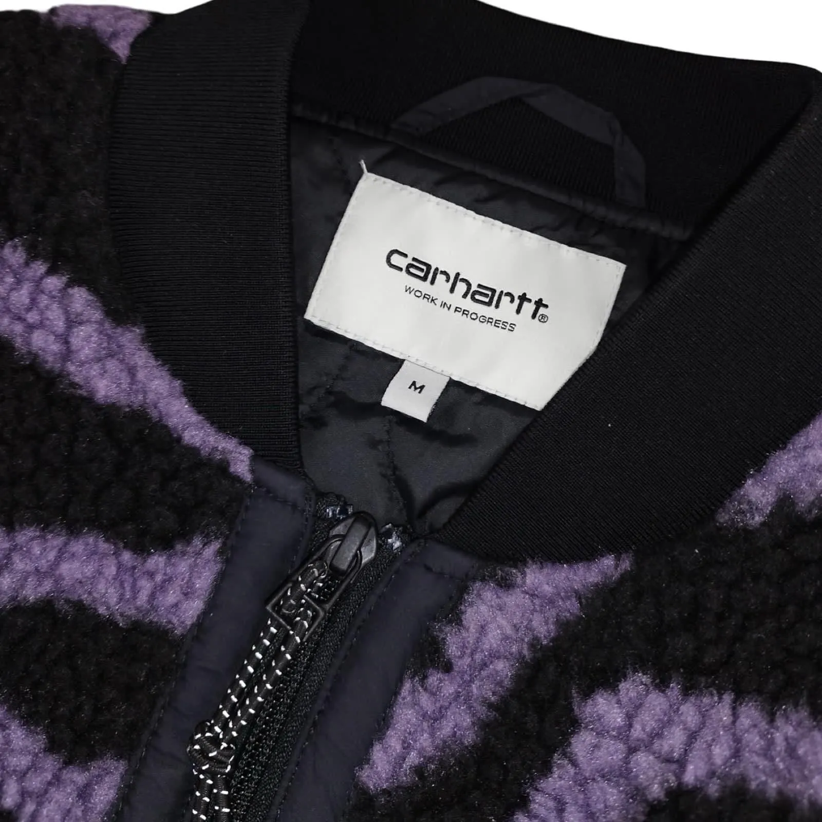 Carhatt - Polaire « Janet Liner »zippée violet et marron taille M